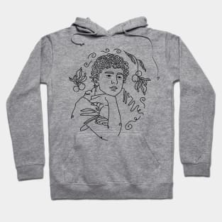 Timothee Chalamet Call me by your name peaches lineart Hoodie